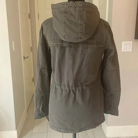 Levi’s Hooded Military Army Style Jacket Size XS NWT - Picture 9 of 14